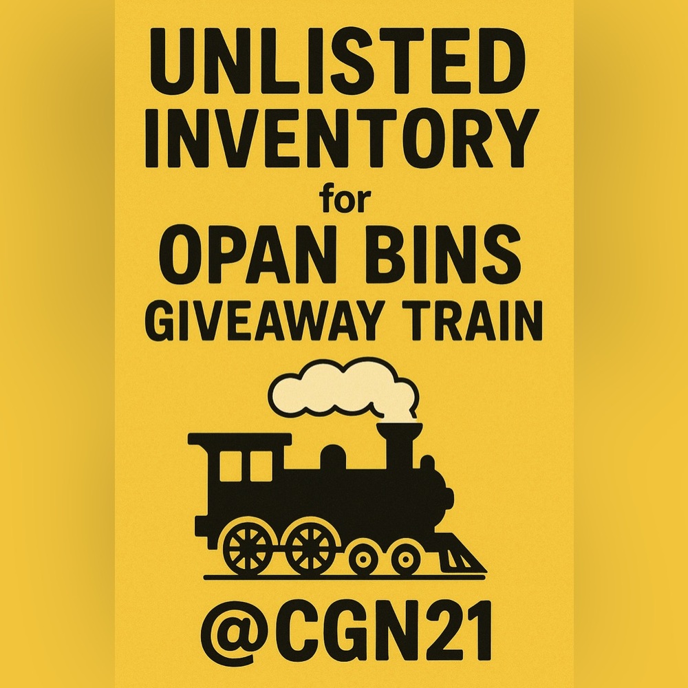 Yellow Unlisted Inventory Sign
